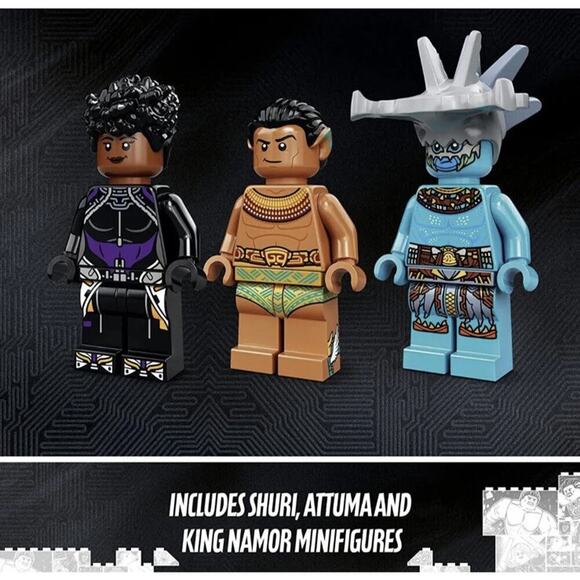 Lego - Black Panther Wakanda Forever - 76213 - 355 pcs/pzs - Brand New - Picture 3 of 6